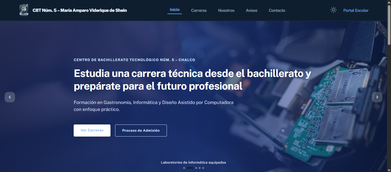 Portal Institucional CBT Núm. 5